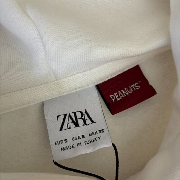 ZARA Oversized Snoopy Hoody Sweatshirt adult size s - Picture 7 of 9